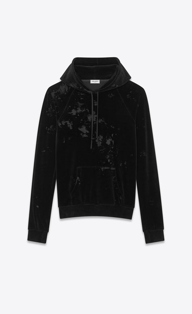 SL Hoodie in velours dévoré